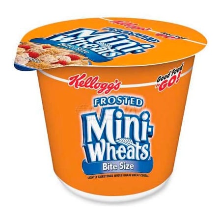 Kelloggs Kelloggs Cereal-In-A-Cup, Frost Mini Wheats, 2.5 Oz, 6/Pack KEB42799